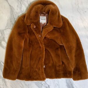 Madewell Faux Fur Coat